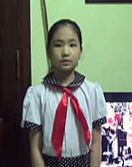 Em Phan Quỳnh Anh - học sinh lớp 3A1 với phần thi thuyết trình  Hà Nội trong em 