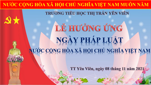 Lễ hưởng ứng Ngày pháp luật năm 2021