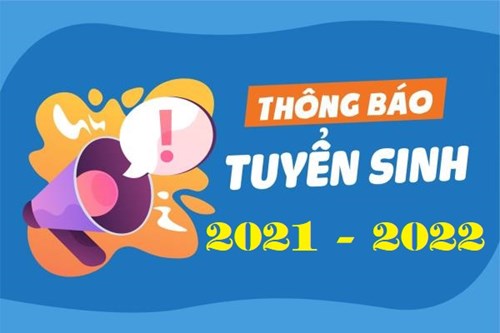 Thông báo tuyển sinh lớp 1 - Năm học 2021 - 2022