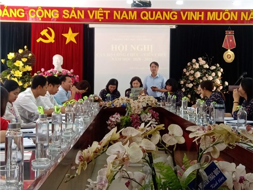 Hội nghị công chức viên chức năm học 2019-2020