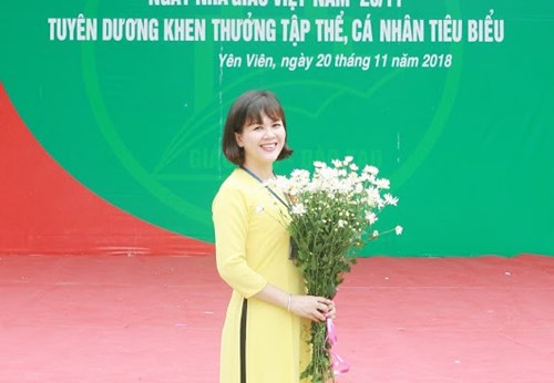 Cô giáo Lê Thị Ánh Minh - Tấm gương điển hinh  Dân vận khéo  