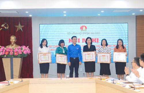 Hội nghị tổng kết công tác Đội và phong trào thiếu nhi năm học 2021-2022 của Hội đồng đội huyện Gia Lâm