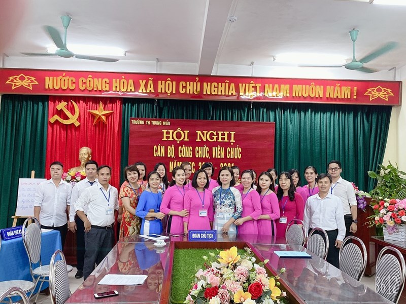 Đại hội Chi đội 5A, trường Tiểu học Trung Mầu