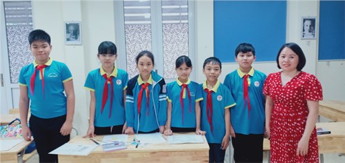 Trường Tiểu học Trung Thành tổ chức Ôn luyện đội tuyển dự thi olympic tiếng anh