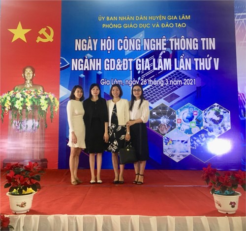 Trường Tiểu học Trung Thành tham gia Ngày hội công nghệ thông tin ngành Giáo dục và Đào tạo huyện Gia Lâm lần thứ V