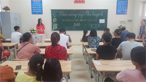 Tiểu học Trung Thành tổ chức họp Phụ huynh đầu năm học 2020 - 2021