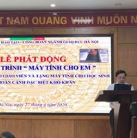 Trường TH Yên Thường hưởng ứng chương trình  Máy tính cho em 