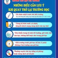 Những điều các con học sinh cần nhớ khi đi học trở lại