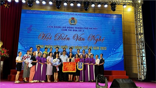Công đoàn trường MN Đặng xá tham gia hội diễn văn nghệ cho LĐLĐ Huyện Gia Lâm
