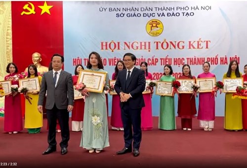 Tổng kết Hội thi GVG cấp tiểu học của Thành phố Hà Nội