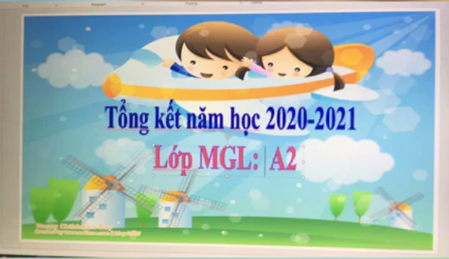 Video tổng kết năm học của cô và trò lớp mẫu giáo lớn A2