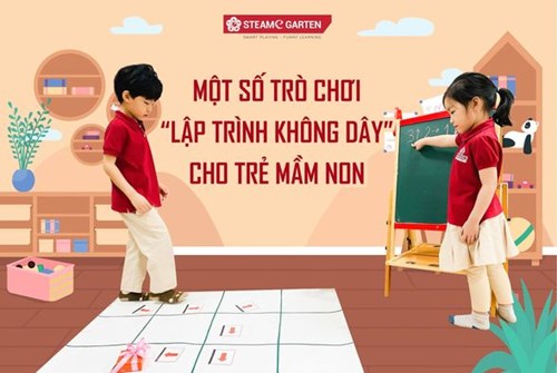 
một số trò chơi  lập trình không dây  cho trẻ mầm non