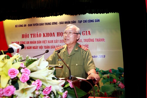 Vai trò và đóng góp của lực lượng CAND trong sự nghiệp xây dựng, bảo vệ Tổ quốc