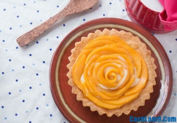 Cách làm bánh tart xoài béo ngậy, giòn thơm