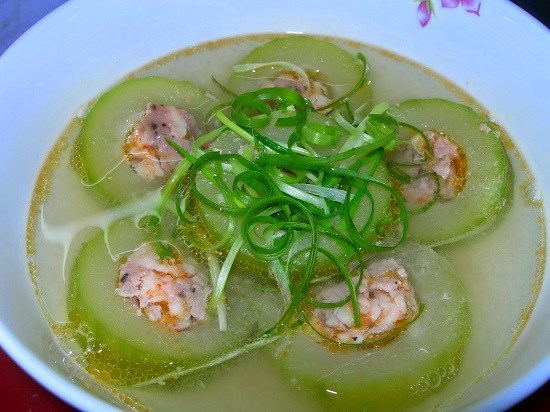 Cách nấu món bí đao nhồi thịt