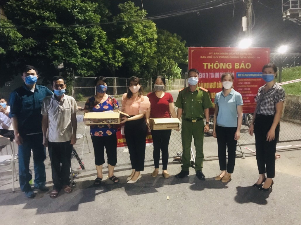 Mầm non Đông Dư chung tay chống dịch