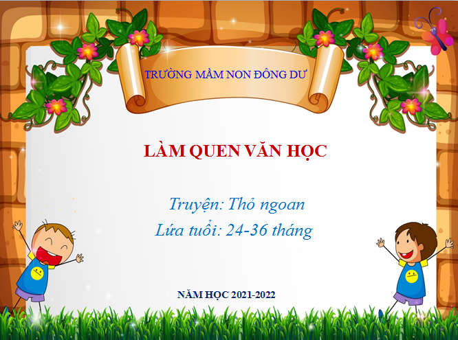 Làm quen văn học: Truyện  Thỏ ngoan 