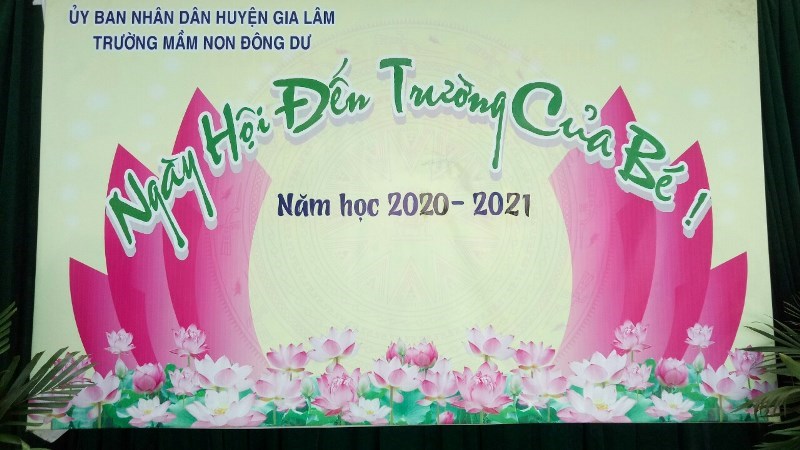 Trường mầm non Đông Dư tổ chức “Ngày hội đến trường của bé” năm học 2020-2021